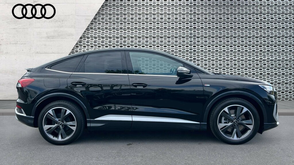 Audi Q4 E Tron Audi Q4 E-tron Sportback 250Kw 55 Quattro 82Kwh S WG26LUW Black #4