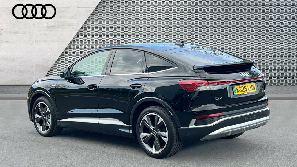 Audi Q4 E Tron Audi Q4 E-tron Sportback 250Kw 55 Quattro 82Kwh S WG26LUW Black #3