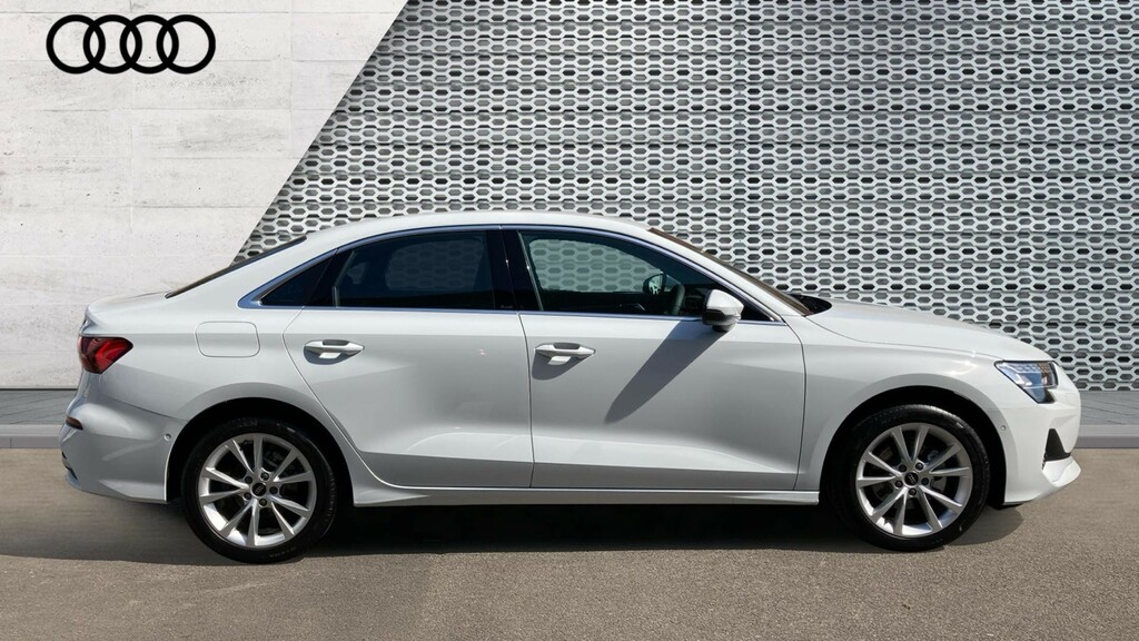 Audi A3 Audi A3 Saloon 1.5 Tfsi 116 Sport S Tronic Te White #4