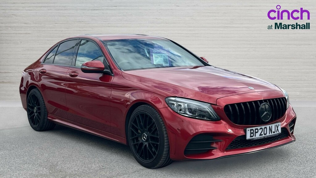 Mercedes-Benz C Class C Class C300d Amg Line Edition Premium 9G-tron Red