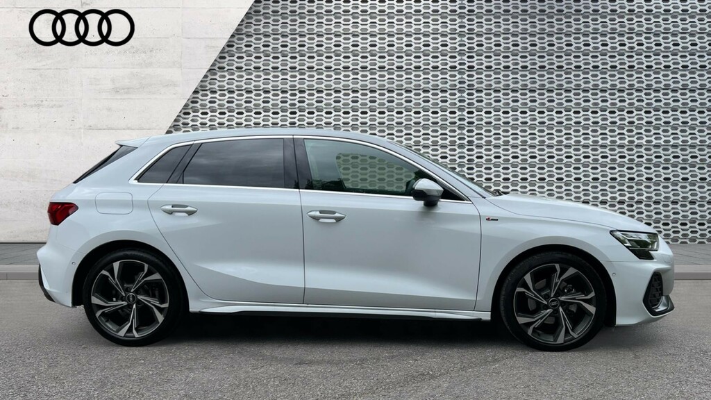 Audi A3 A3 1.5 Tfsi 150 S Line S Tronic WG75GVN White #4