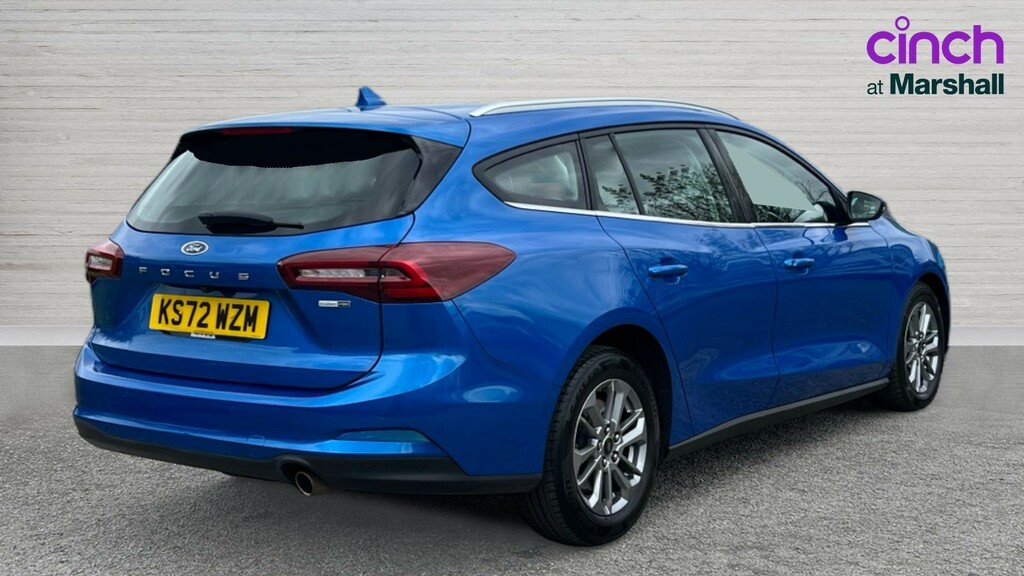Ford Focus Focus 1.0 Ecoboost Hybrid Mhev 155 Titanium Au KS72WZM Blue #3