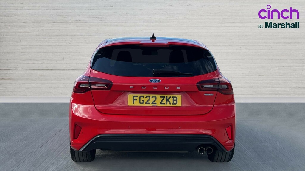 Ford Focus Focus 1.0 Ecoboost Hybrid Mhev 155 St-line Vignale FG22ZKB Red #4