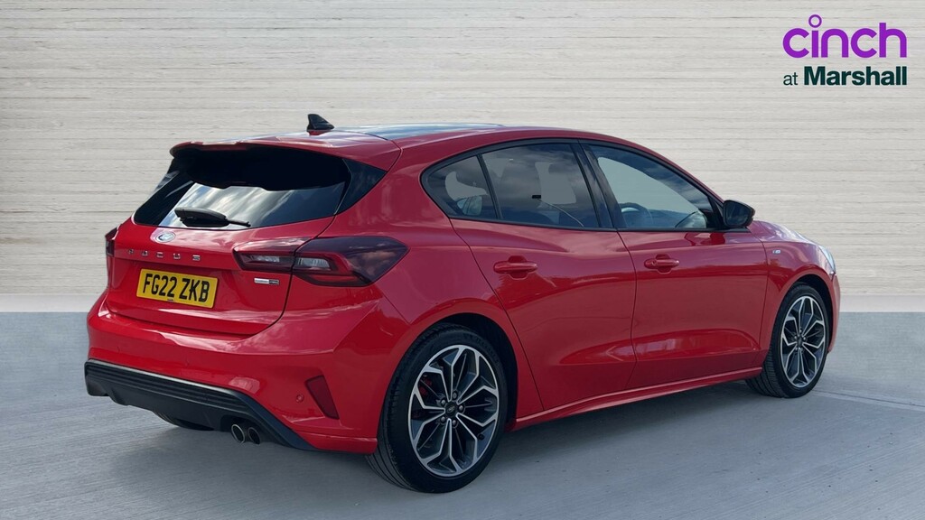 Ford Focus Focus 1.0 Ecoboost Hybrid Mhev 155 St-line Vignale FG22ZKB Red #3
