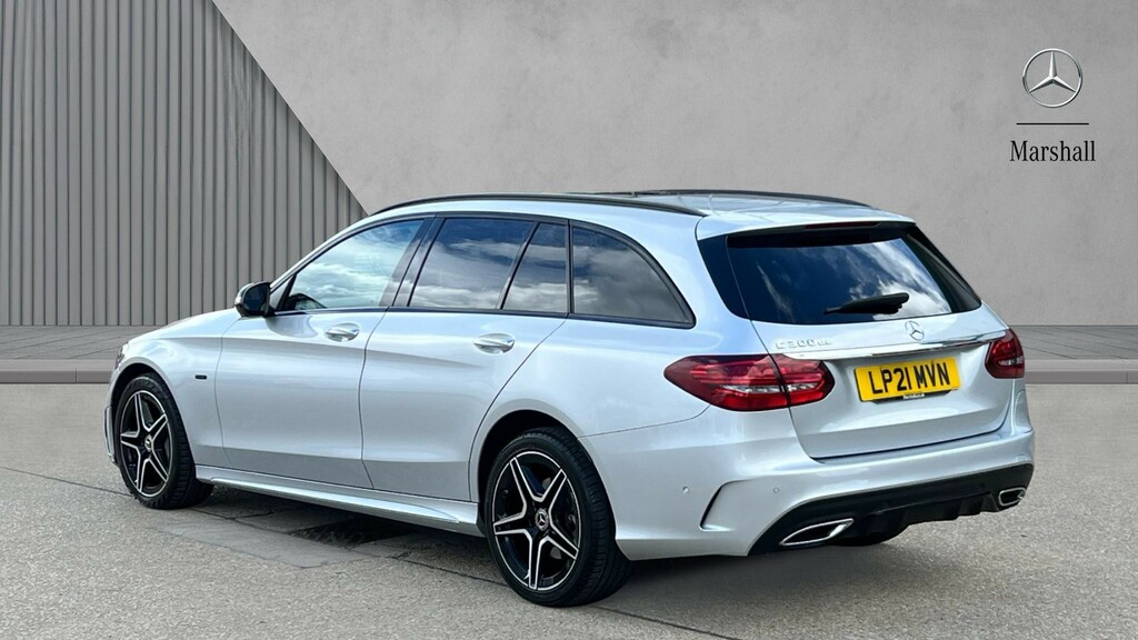 Mercedes-Benz C Class C Class C300de Amg Line Night Ed Premium 9G- LP21MVN Silver #2