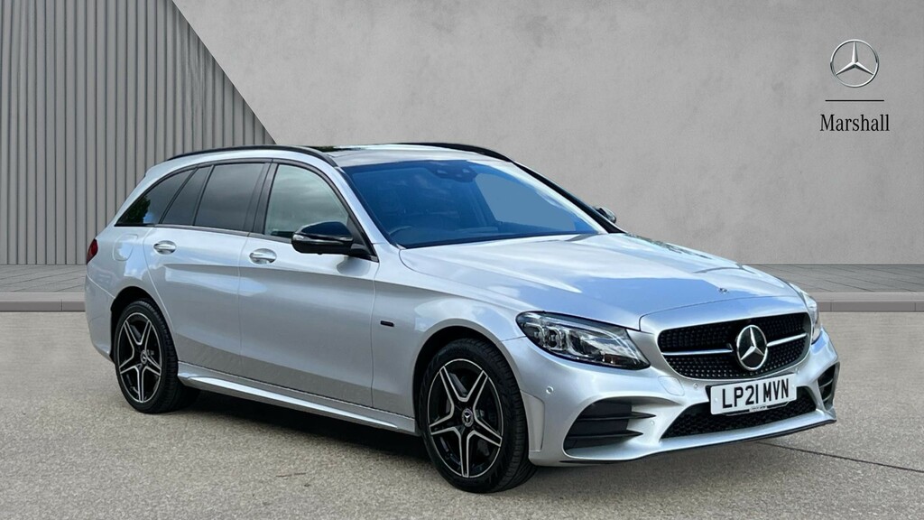 Mercedes-Benz C Class C Class C300de Amg Line Night Ed Premium 9G- Silver