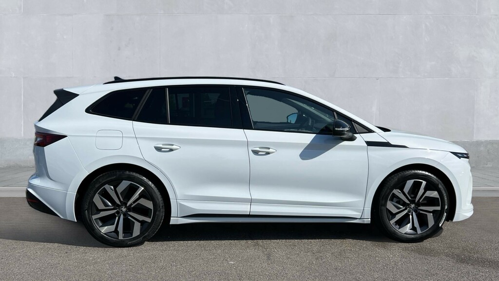 Skoda ENYAQ Enyaq Sportline 85X 82 Kwh 286 Ps Single Speed 4X4 LV26XGL White #4