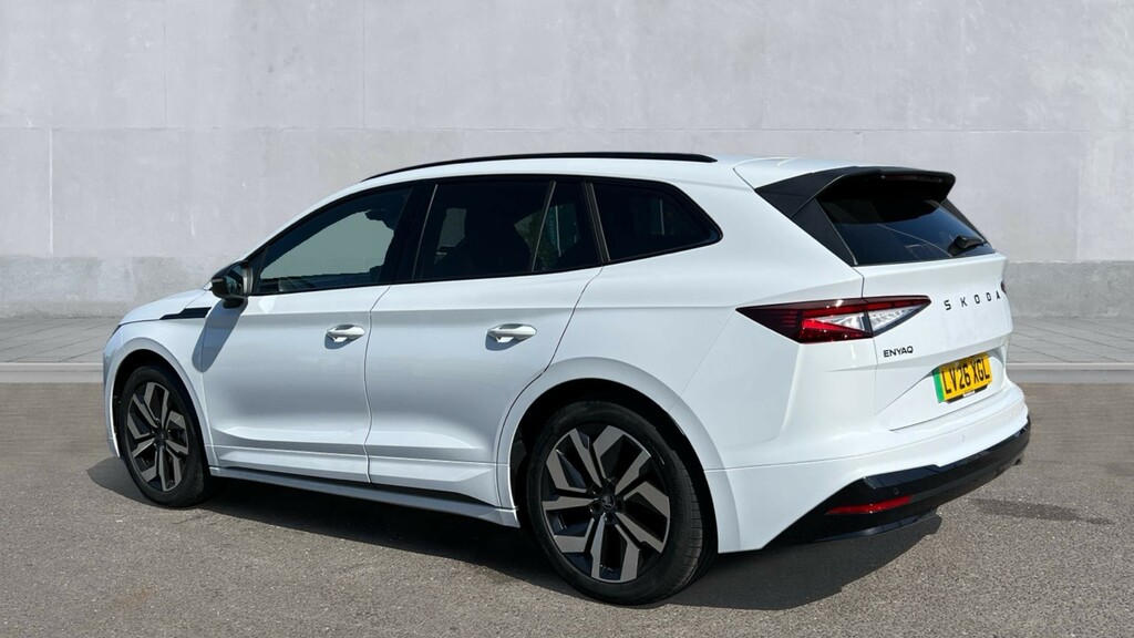 Skoda ENYAQ Enyaq Sportline 85X 82 Kwh 286 Ps Single Speed 4X4 LV26XGL White #3