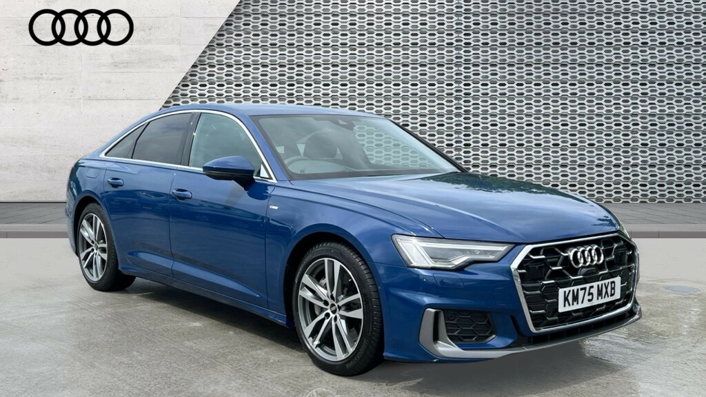 Audi A6 Saloon A6 50 Tfsi E Quattro S Line S Tronic Blue