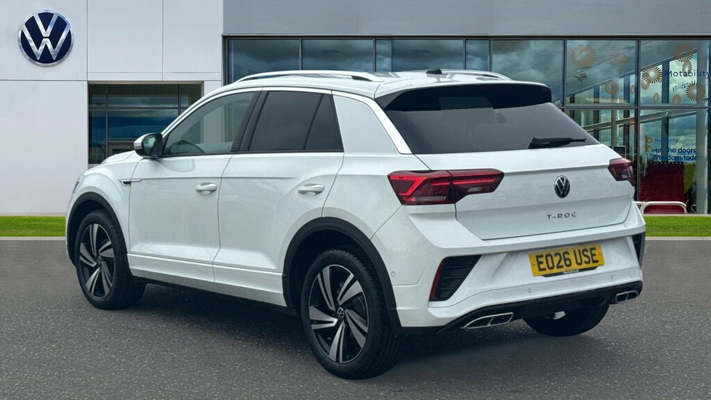 Volkswagen T-Roc T-roc R-line 1.5 Tsi 150Ps 7-Speed Dsg White #3