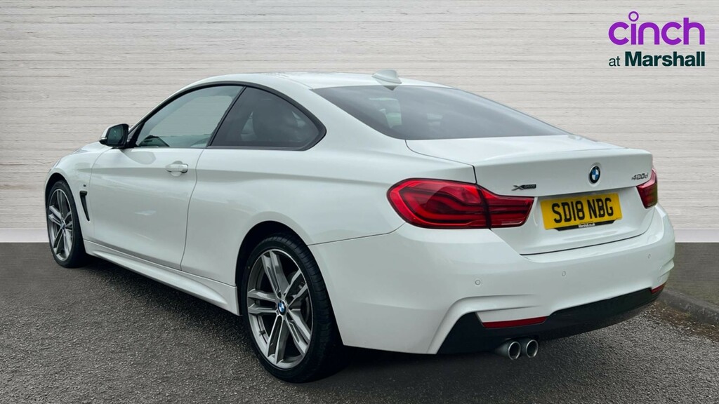BMW 4 Series 4 Series 420D 190 Xdrive M Sport Prof SD18NBG White #5