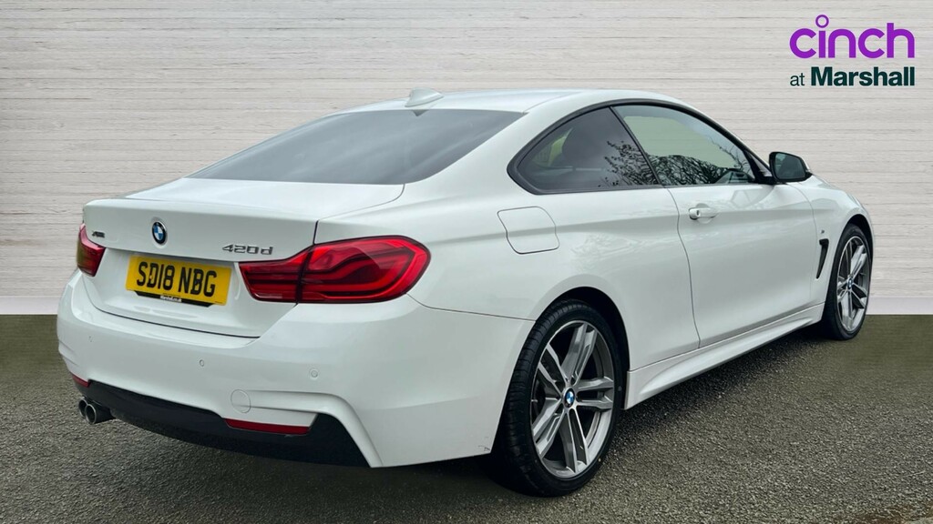 BMW 4 Series 4 Series 420D 190 Xdrive M Sport Prof SD18NBG White #3