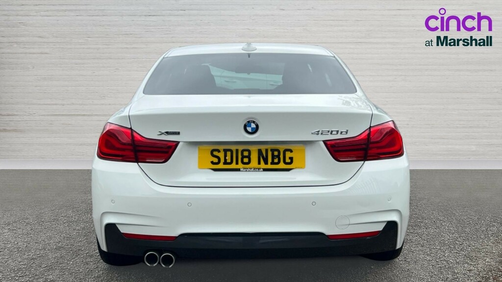 BMW 4 Series 4 Series 420D 190 Xdrive M Sport Prof SD18NBG White #4