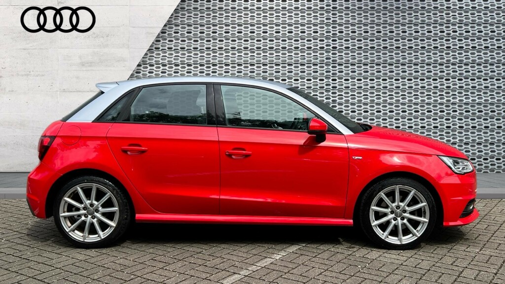 Audi A1 A1 1.4 Tfsi S Line Nav S Tronic GD18XVJ Red #4