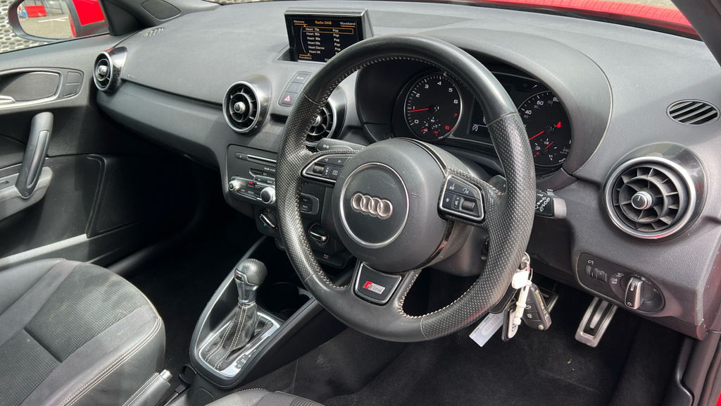 Audi A1 A1 1.4 Tfsi S Line Nav S Tronic GD18XVJ Red #6