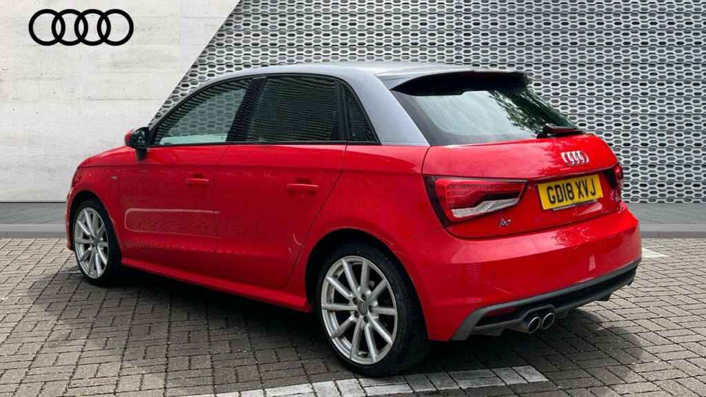 Audi A1 A1 1.4 Tfsi S Line Nav S Tronic GD18XVJ Red #3