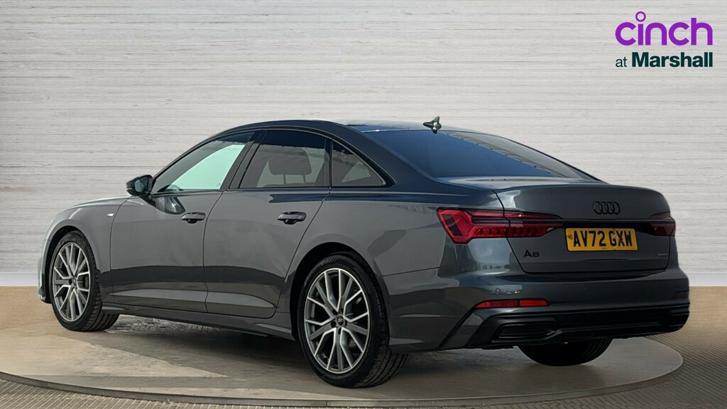 Audi A6 Saloon A6 40 Tdi Quattro Black Edition S Tronic Tech AV72GXW Grey #5