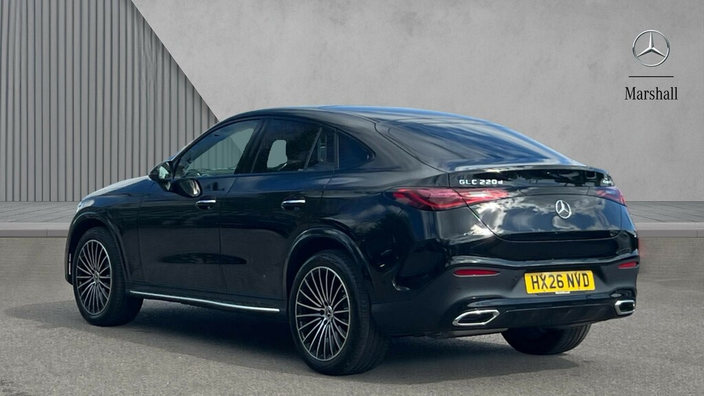 Mercedes-Benz GLC Class Glc 220D 4Matic Amg Line Premium Plus Coupe HX26NVD Black #2