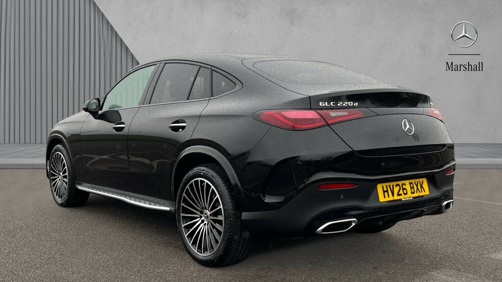 Mercedes-Benz GLC Class Glc 220D 4Matic Amg Line Premium Plus Coupe HV26BXK Black #2