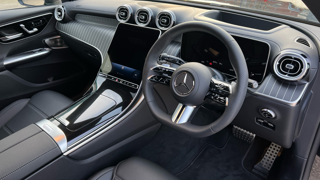 Mercedes-Benz GLC Class Glc 300D 4Matic Amg Line Premium Plus Coupe HX26NWH Black #3