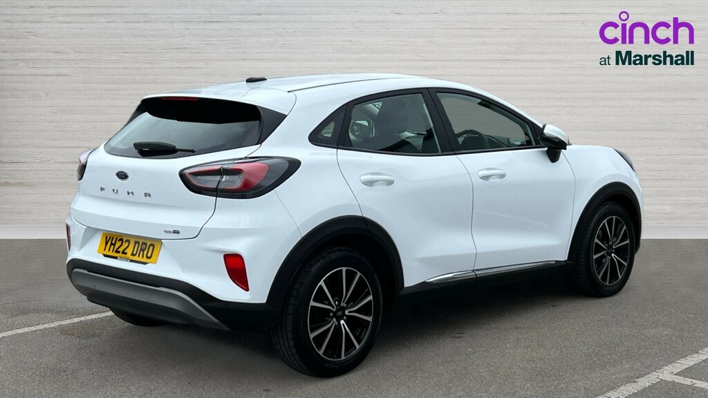 Ford Puma Puma 1.0 Ecoboost Hybrid Mhev Titanium Dct YH22DRO White #3