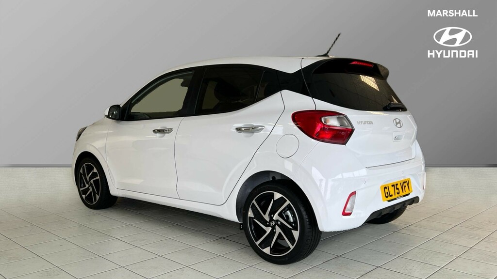 Hyundai I10 I10 Hat 1.2 Mpi 79Ps Premium Nav Au GL75VFV White #5
