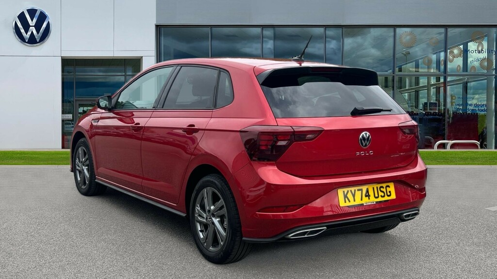 Volkswagen Polo Polo 1.0 Tsi 110 R-line Dsg KY74USG Red #3