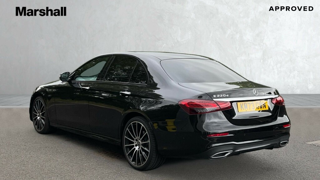 Mercedes-Benz E Class E Class E220d 200 Amg Line Night Ed Prem 9G-t KM73GWN Black #2