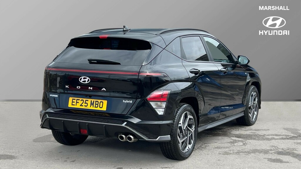Hyundai Kona Kona 1.6 Hybrid 129 N Line Dct EF25MBO Black #3