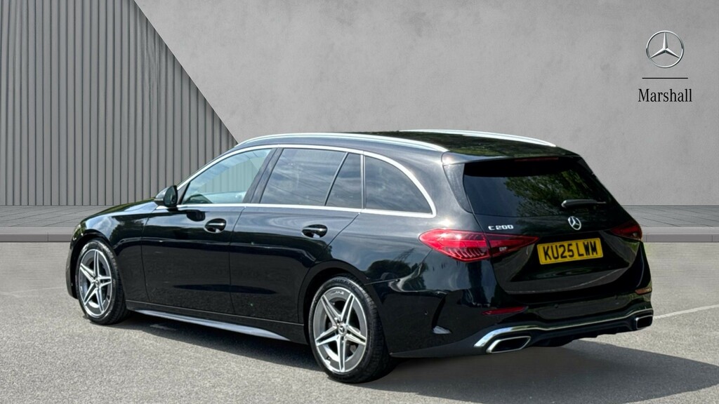 Mercedes-Benz C Class C Class C200 Amg Line 9G-tronic KU25LWM Black #2