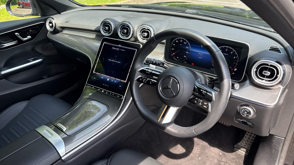 Mercedes-Benz C Class C Class C200 Amg Line 9G-tronic KU25LWM Black #3