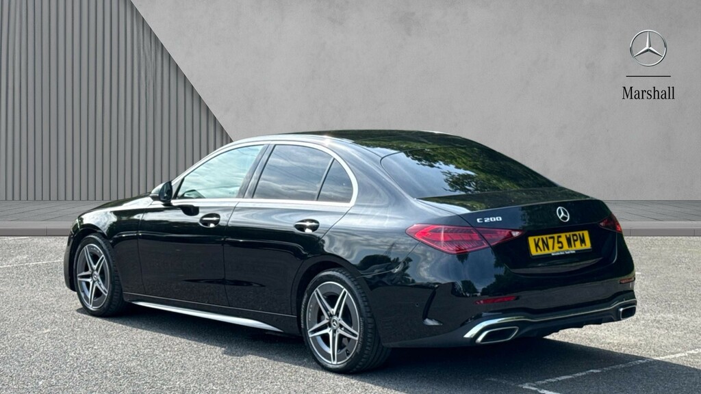 Mercedes-Benz C Class C Class C200 Amg Line 9G-tronic KN75WPM Black #2