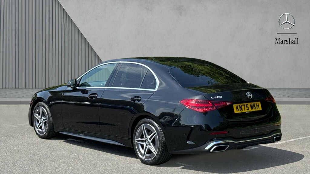 Mercedes-Benz C Class C Class C200 Amg Line 9G-tronic KN75WKH Black #2
