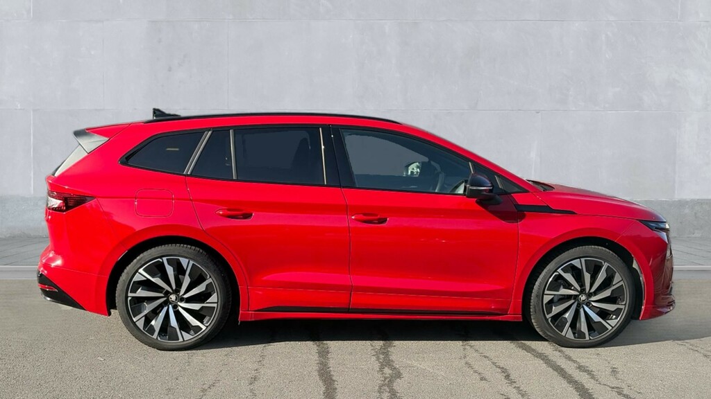 Skoda ENYAQ Enyaq 210Kw 85X Sportline 82Kwh 4X4 KT25HMA Red #4