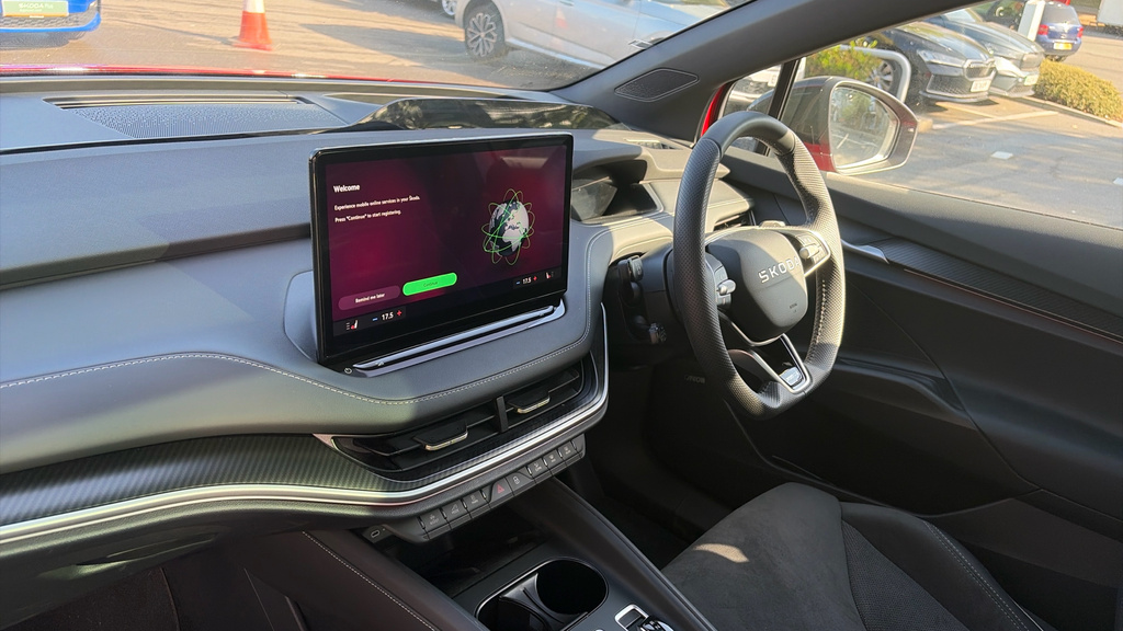 Skoda ENYAQ Enyaq 210Kw 85X Sportline 82Kwh 4X4 KT25HMA Red #2