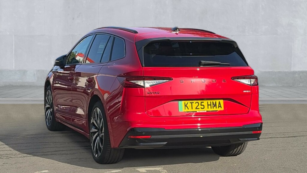 Skoda ENYAQ Enyaq 210Kw 85X Sportline 82Kwh 4X4 KT25HMA Red #3