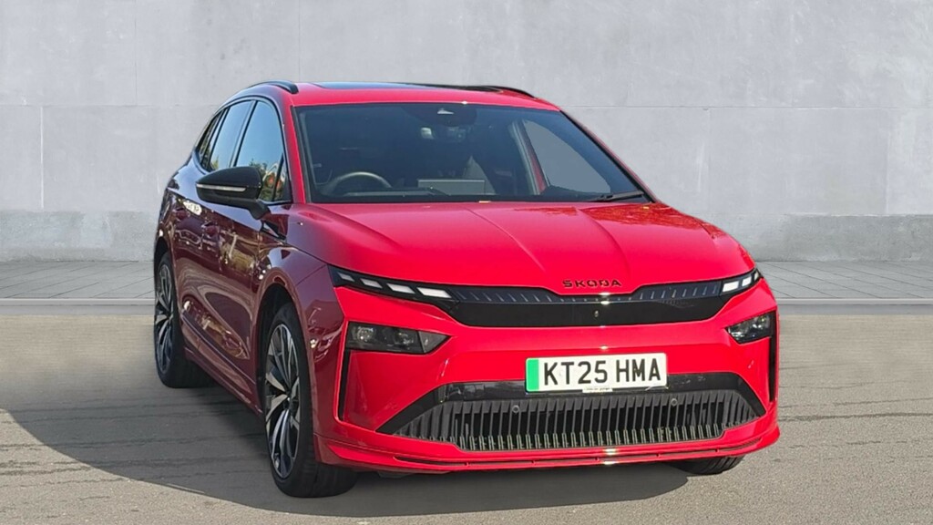 Skoda ENYAQ Enyaq 210Kw 85X Sportline 82Kwh 4X4 Red