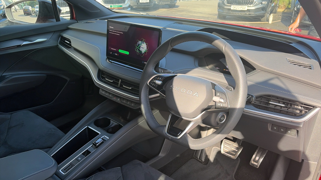 Skoda ENYAQ Enyaq 210Kw 85X Sportline 82Kwh 4X4 KT25HMA Red #6