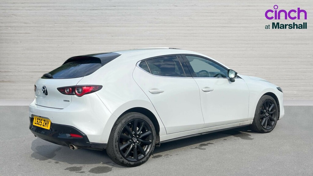 Mazda 3 3 2.5 E-skyactiv G Mhev 140 Homura LS25ZHY White #3