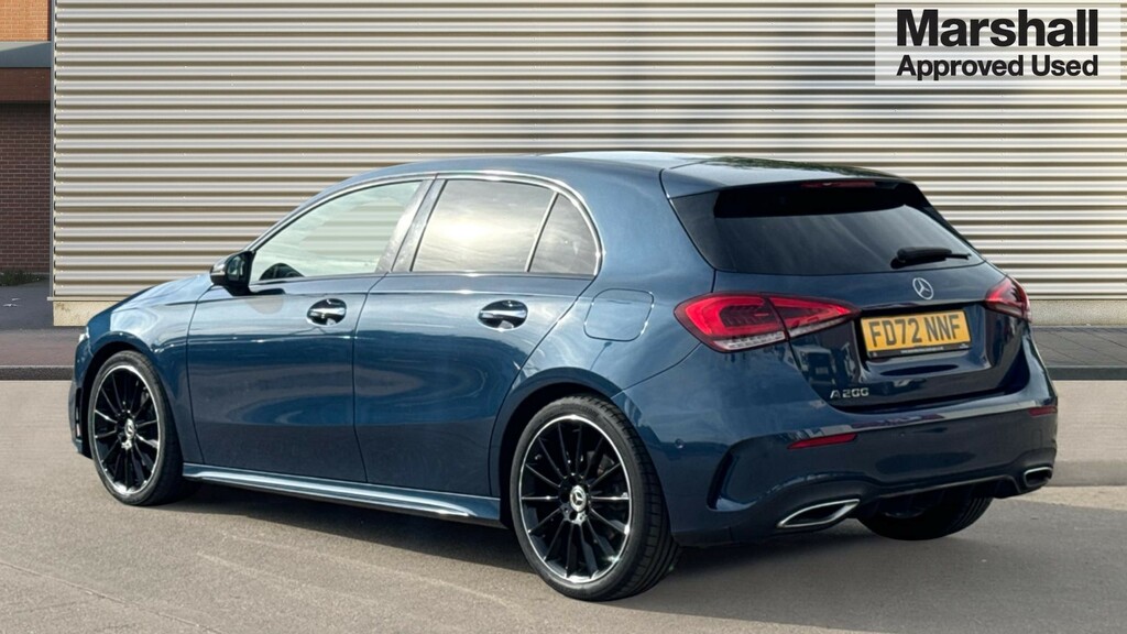 Mercedes-Benz A Class A Class A200 Amg Line Premium Plus Night Edition 5 FD72NNF Blue #5