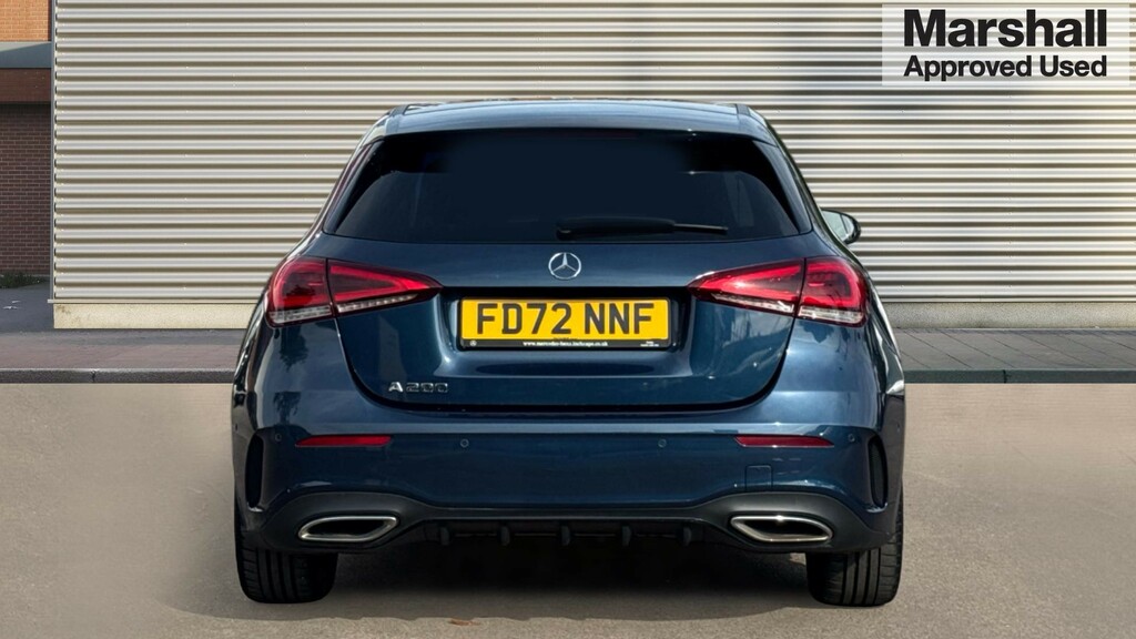 Mercedes-Benz A Class A Class A200 Amg Line Premium Plus Night Edition 5 FD72NNF Blue #4