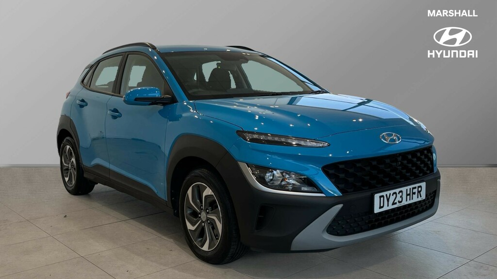Hyundai Kona Kona 1.6 Gdi Hybrid Se Connect Dct Blue