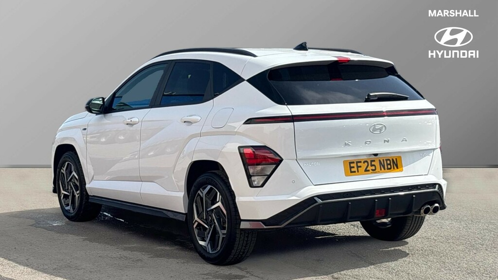 Hyundai Kona Kona 1.6 Hybrid 129 N Line Dct EF25NBN White #5