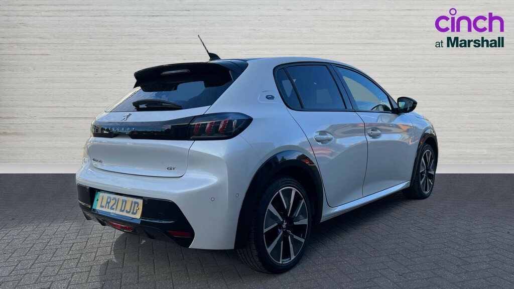 Peugeot e-208 208 100Kw Gt Premium 50Kwh White #3