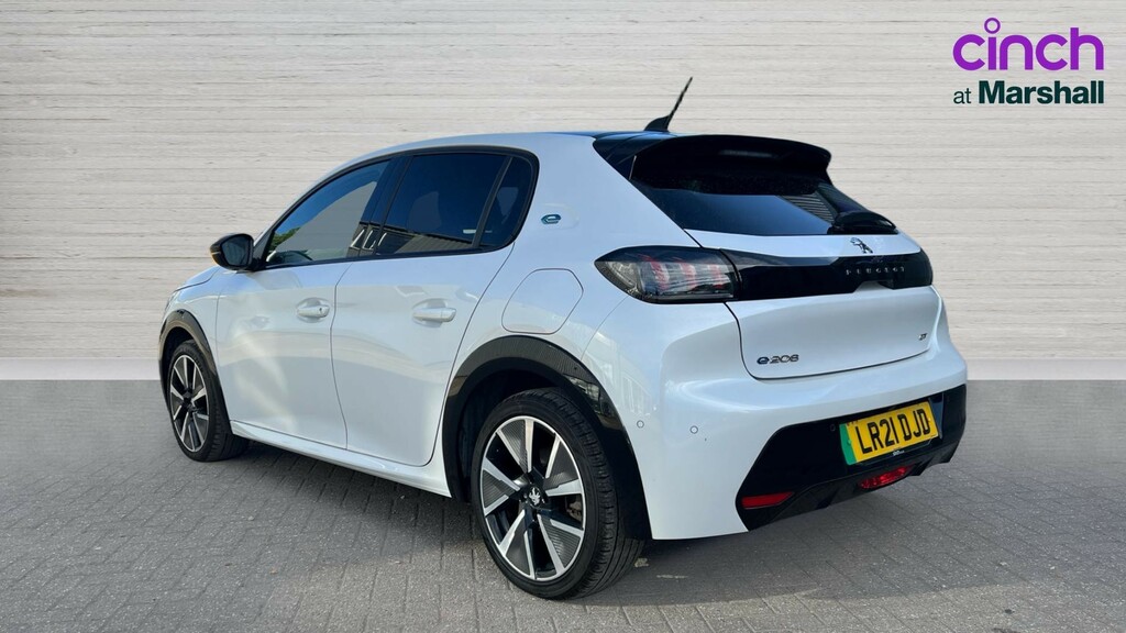 Peugeot e-208 208 100Kw Gt Premium 50Kwh White #5