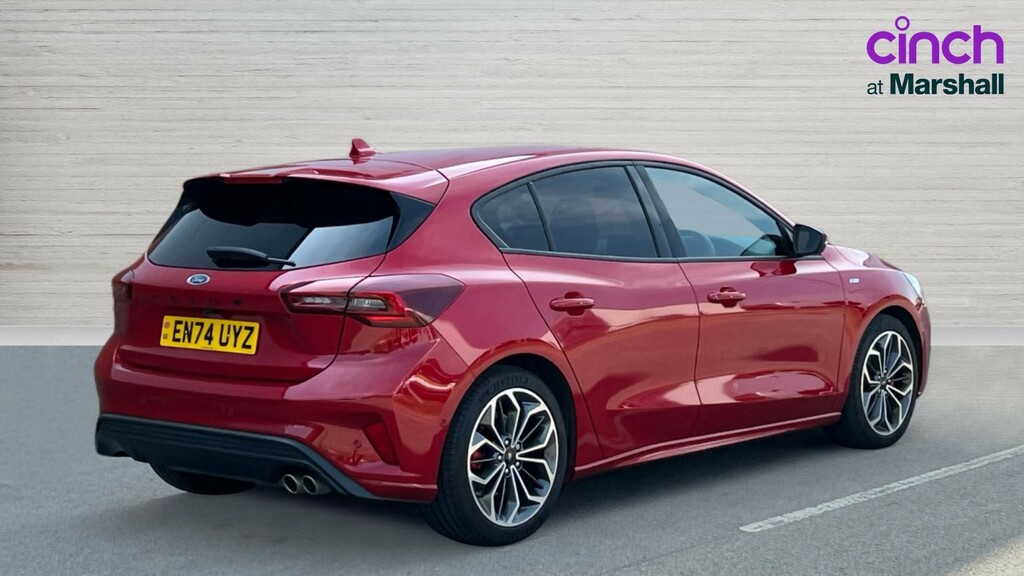 Ford Focus Focus 1.0 Ecoboost Hybrid Mhev 155 St-line X A EN74UYZ Red #3