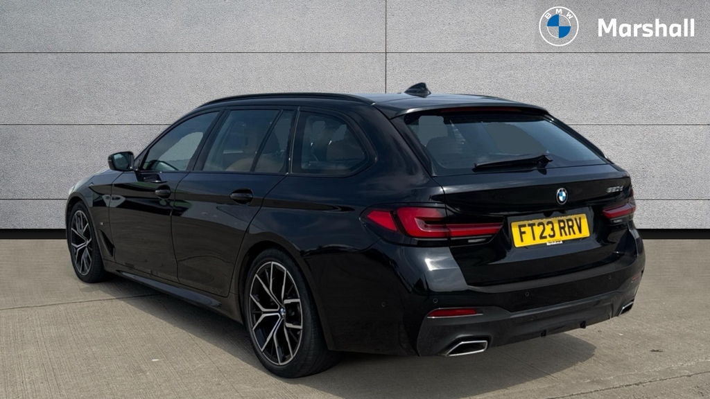 BMW 5 Series 5 Series 520D Mht M Sport Step FT23RRV Black #2