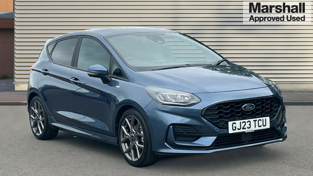 Ford Fiesta Fiesta 1.0 Ecoboost Hybrid Mhev 125 St-line Au Blue
