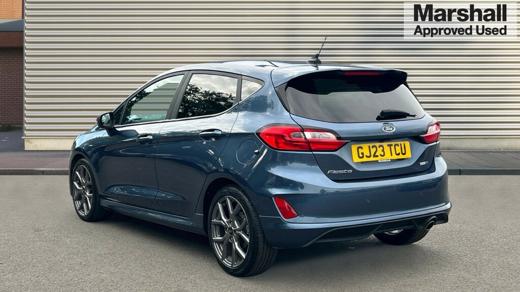 Ford Fiesta Fiesta 1.0 Ecoboost Hybrid Mhev 125 St-line Au GJ23TCU Blue #5