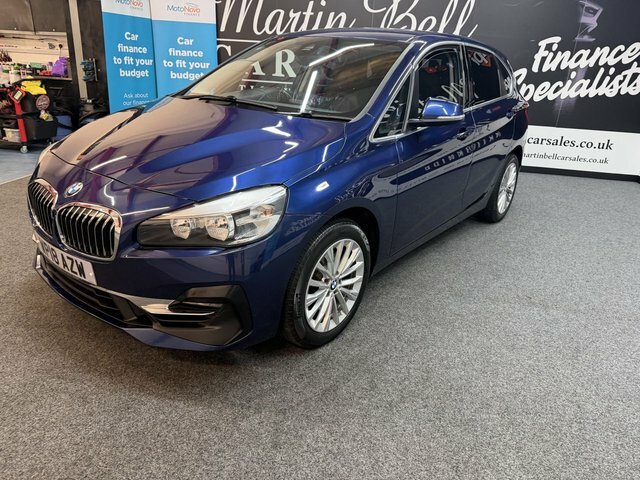 BMW 2 Series Active Tourer 218D Luxury Ulez WP18AZW Blue #2